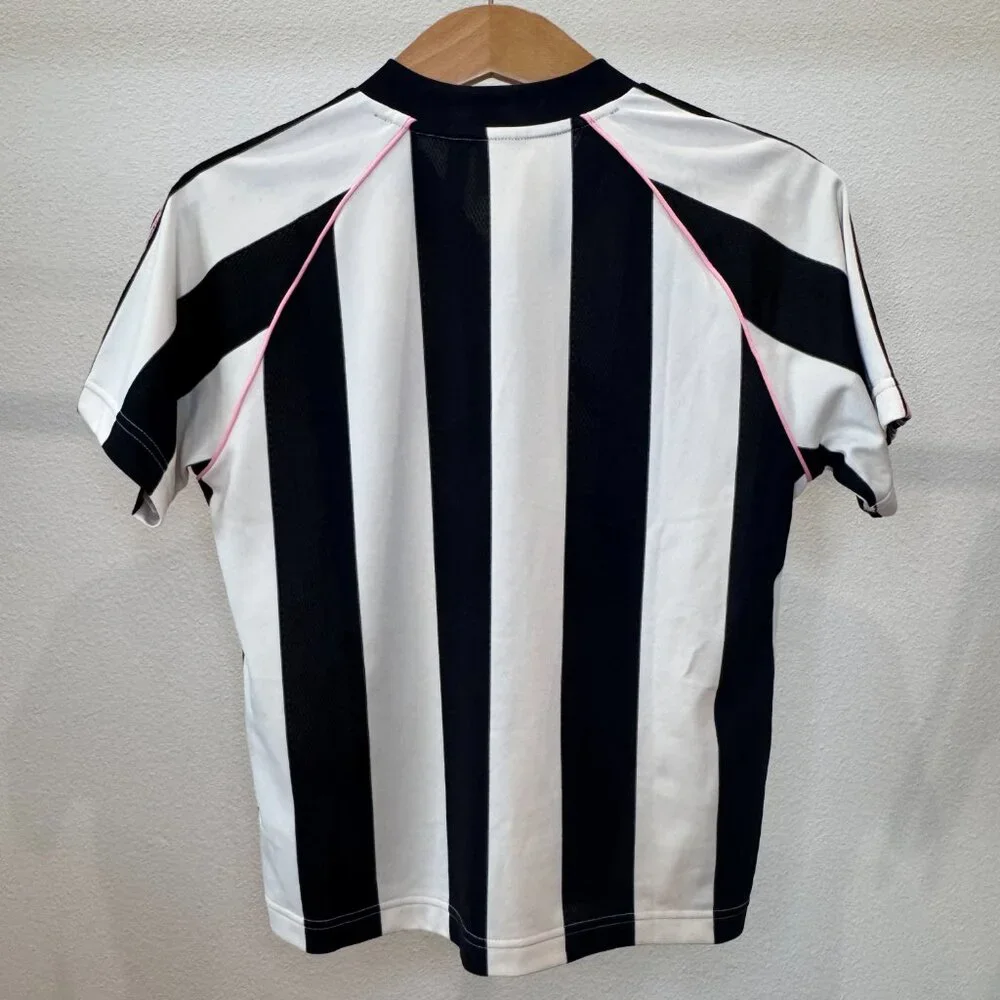 Adidas Originals Summer Glow Jersey XS | Wonder White Black Crochet Flower Badge - Picture 9 of 16